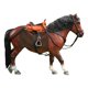 thumbnail image 1 of Modelo de caballo a escala 1/12, juguetes de caballo, adornos, figura de caballo coleccionable en miniatura Marrón, 1 of 9