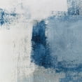 thumbnail image 3 of Balliano Woven Modern Pillow Cover in White, Pale Blue, 3 of 5
