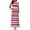 Red, variant on Women's Summer Dresses 2025 Women's Fashion Printed Short Sleeve Round-Neck Ankle Dress Womens Summer Dress Black S