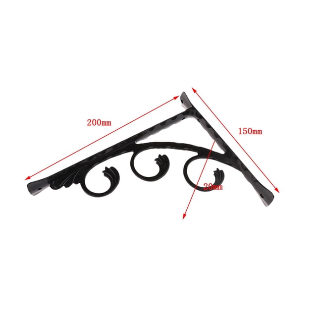 2pcs Multifuntional Shelf Bracket Bookshelf Floral Photo Frame Shelf 25x20cm