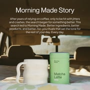 Morning Made Ceremonial Grade Organic Matcha Latte Powder, Vanilla, 10 pack (0.18oz ea)