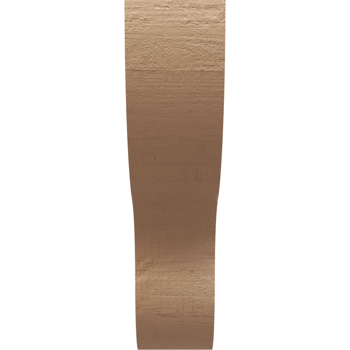 5"W x 20"D x 20"H Thin Greensboro Rough Cedar Woodgrain TimberThane Corbel, Primed Tan
