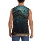 thumbnail image 4 of Balery Magical Library Butterfly Night Camisetas sin mangas para hombre, absorbe la humedad y protege contra el mal olor.-X-Large, 4 of 7