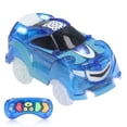 thumbnail image 4 of Remote Control Track Cars with 6 LED Light Up and Music, Cars Toy Glow in The Dark Compatible with Most Tracks, Fun Toy for Children to Stimulate Imagination, 4 of 7