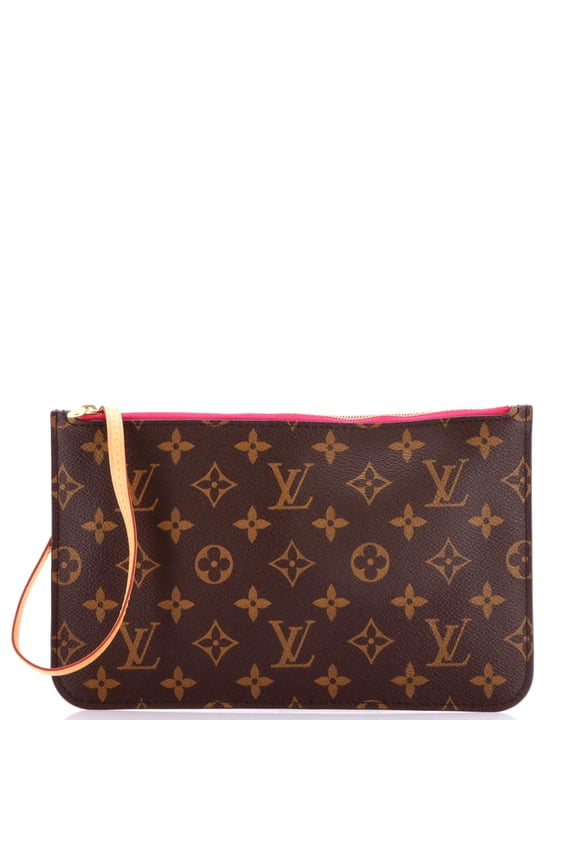 Pre-Owned Neverfull Pochette Monogram Canvas Large By Rebag