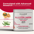 thumbnail image 6 of HALLUSA NATURAL Hydrolyzed Collagen Powder with Vitamin C for Skin Hair Joints Bones 30 Servings, 6 of 8