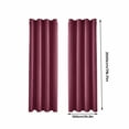 thumbnail image 3 of EGNMCR Home Decor, Room Decor Curtains Curtain Panel Pair 39 Inch W X 78 Inch L Curtain Set Stacking Elegant Curtains For Bedroom Curtains Round Hole Curtains Polyester Solid Color Curtain Fabrics, 3 of 6