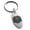 Silver, variant on Stainless Steel Letter A Initial 3D Cube Box Monogram Engraved Small Oval Charm Keychain Keyring