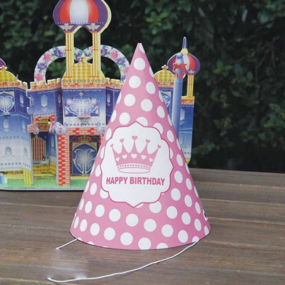 Toddmomy 20 Pcs Childrens Birthday Hats Cone Shape Party Favors for Kids Boys Girls Friends 7.9x5.9x0.2in