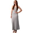 thumbnail image 1 of Peach Couture Racerback Summer Maxi Dress Striped Solid Sundress, 1 of 2