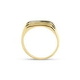 thumbnail image 3 of FB Jewels 10kt Two-tone Gold Mens Round Diamond Wedding Band Ring 1/8 Cttw Size 12.5, 3 of 4