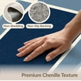 thumbnail image 6 of ODIKA 6'x9' Washable Area Rug Solid That Navy Center Grid Inspired Farmhouse Couch Geometric for Family Room, Living Room, Master Bedroom, Non-Slip, Easy Care, 6 of 7