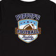 thumbnail image 4 of Inktastic PopPop Grandpa Football Buddy Boys or Girls Long Sleeve Toddler T-Shirt, 4 of 5
