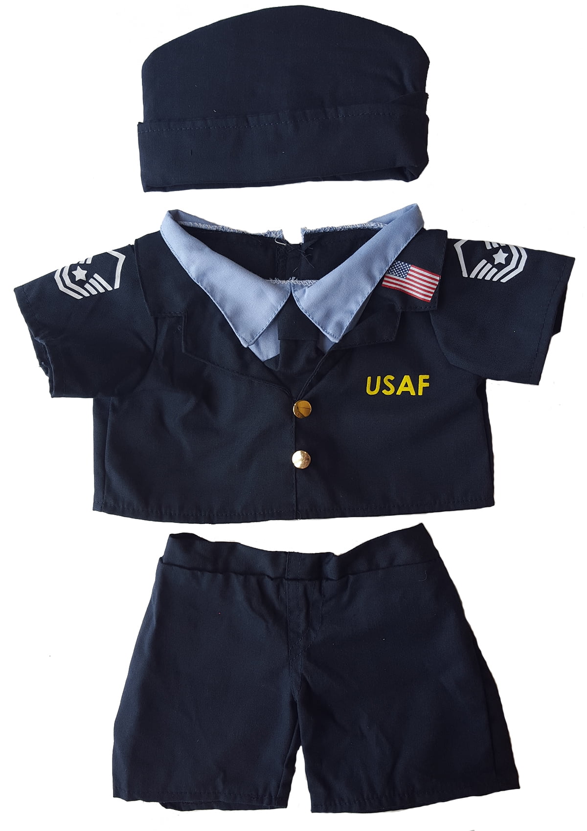 Canadian Police Officer Outfit Teddy Bear Clothes Fits Most 14-18 Build-a-bear and Make Your Own Stuffed Animals