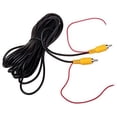 thumbnail image 3 of Cable de extensión de vídeo de 6M y 20 pies, conector RCA, conector hembra Phono para cable de detección de coche de marcha atrás, rojo, 3 of 5