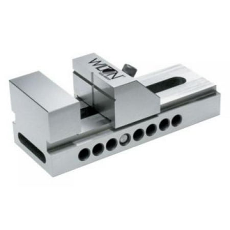 Wilton 11715 Super Precision Tool Makers Screwless Vise 3 Jaw Width, 1-3/8 Depth