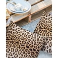 thumbnail image 2 of Outdoor Throw Pillow Cover Forest Animals Leopard Skin Print Waterproof Cushion Covers 2 Pack Wildlife Texture Pillow Cases Home Decoration for Patio Garden Couch Sofa, 2 of 6