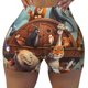 thumbnail image 2 of Fotbe Animal Filled Noahs Ark Shorts Sin Costuras – Shorts Deportivos de Cintura Alta para Mujer, Elásticos para Gimnasio, Yoga, Running o Ciclismo-Medium, 2 of 8