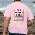 thumbnail image 2 of Custom T Shirts for Men Custom T Shirts Design Your Own Personalized T Shirts Customized Tee Gifts Add Photo Logo Text, Pink, X-Large, 2 of 7