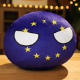 thumbnail image 1 of Funny 10/30/50cm Polandball Country Ball Toy Plush Pendant Plush Doll Countryball USSR USA FRANCE RUSSIA UK JAPAN GERMANY ITALYLake Blue50cm pillow Deng Xun unisex, 1 of 2