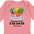 thumbnail image 4 of Inktastic Someone in the Bahamas Loves Me Boys or Girls Long Sleeve Baby Bodysuit, 4 of 5