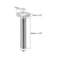 thumbnail image 2 of Square Head Bolt, 5 Pack M8x50mm 304 Stainless Steel Grade C Square Screws, 2 of 5