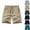 Khaki, variant on LTTVQM Men's Athletic Shorts Quick Dry Workout Lightweight Running Elastic Waist Drawstring Summer Gym Shorts with Zipper Pockets Black 3XL