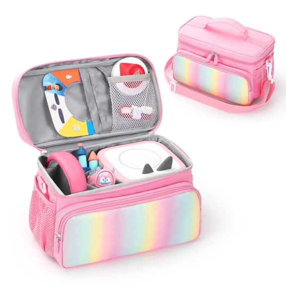 AYAOQIANG Carrying Case Compatible withToniebox 2&1 Audio Player Pink