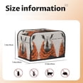thumbnail image 4 of Toaster Covers 2 Slice, Polka Dot Rhino Welcome Waterproof Bread Machine Cover Fits for Standard 2 Slice Toasters, Home Decor Toaster Protection with Hanging Rope, 4 of 7