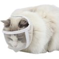 thumbnail image 3 of Bozal para gatos CHAO malla transpirable ajustable color blanco M, 3 of 5