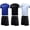 Black-White-Blue, variant on BUYJYA 3Pack Men's Workout Set Gym Clothes Active Shorts Shirt Set for Running Basketball Football and Daily Life,Size S-3XL