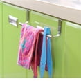 thumbnail image 6 of Duslogis 1 Pcs Kitchen Towel Holder Over Cabinet Towel Bar Rack, Over The Cabinet Door Stainless Steel Towel Rack for Universal Fit on Inside or Outside of Cupboard Doors, 6 of 7
