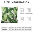 thumbnail image 5 of MLJA  Banana Pillow Covers Decorative Throw Pillow Cases Tropical Fruit Banana Green Leaf Pattern Outdoor Square Cushion Covers for Home Sofa (Banana), 5 of 5