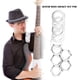 thumbnail image 2 of Sywqhk Juego de tuercas de arandela para conector de tuerca de bajo de guitarra de 3/8 pulgadas (plata) Sywqhk Alta Calidad, 2 of 2