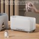 thumbnail image 5 of Humidificador antigravedad con reloj, máquina de reflujo de gotas de agua, humidificador de aire antigravedad, humidificador ultrasónico de dormitorio con gotas de agua suspendidas (blanco), 5 of 5
