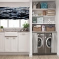 thumbnail image 5 of LALILO Kitchen Curtain Valance Ocean Dark Night Water Rod Pocket Window Curtain 52"x 18" Set of 2, 5 of 5