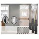 thumbnail image 2 of 2X4 Door Barricade Brackets Heavy Duty Upgraded Door Bar Holder Brackets for Home Security Suit for 2X4 Lumber Black, 2 of 5