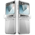 thumbnail image 2 of i-Blason Cosmo for Samsung Galaxy Z Flip 6 / Flip 5 Case [Built-in Front Screen Protector] [Hinge Protection] [Support Wireless Charging] Slim Clear Protective Phone Case (Clear), 2 of 9