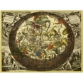 thumbnail image 3 of Cellarius, Andreas 14x12 Black Modern Framed Museum Art Print Titled - Maps of the Heavens: Hemisphaerium Stellatum Boreale Cum Subiecto, 3 of 5