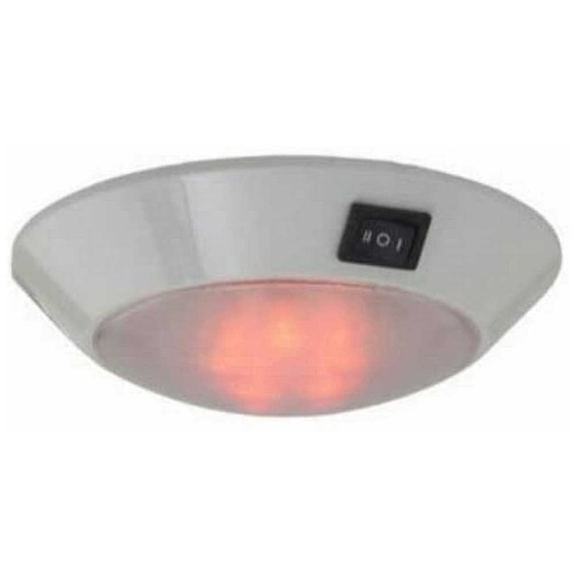 Lámpara LED tipo domo diurna y nocturna Sea-Dog Line 401757-1, color blanco