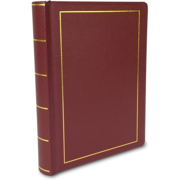 Wilson Jones Corporate Minute Book, Letter Size 8.5 x 11 Inches, 125 Pages/250 Sides, Red (W0396-11) 8.5 x 11 Red