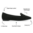 thumbnail image 3 of Journee Womens Mindee Slip On Pointed Toe Loafer Dress Flats, Widths Available, 3 of 10