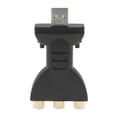 thumbnail image 4 of LeeQinersw USB Male To 3 RCA Female Audio Video Adapter AV Converter Cable Cord TV, 4 of 8