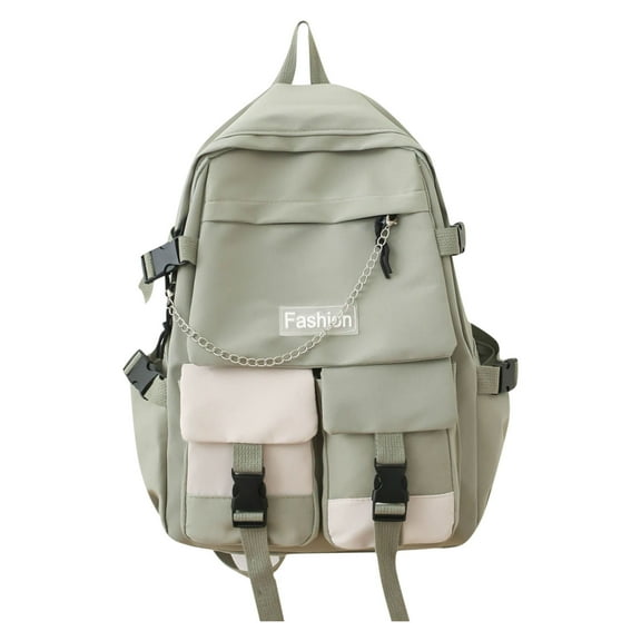 Lightweight Waterproof Daypack School Backpack Bookbag for College Students Black