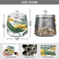 thumbnail image 6 of Iauyy Stainless Steel Home Ashtrays -Odor-Free Cigar Smokeless Ashtray Unique Christmas Gifts for Men Car Office Indoor Outdoor 3.54×3.46in,Yellow Orchid, 6 of 6
