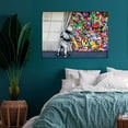 thumbnail image 2 of Swift Beacon Graffiti Gaze UV Glass Wall Art - 4mm Thick and Wipeable Tempered Glass with Multi Color Finished, Perfect for Living Rooms, Bedroom, Office and Home Décor, 2 of 4