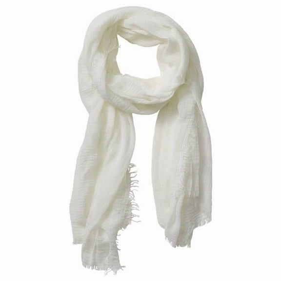Classic Everyday Solid Scarf, 38 x 70, 20% Cotton; 80% Polyester, Multiple Colors