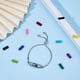 thumbnail image 5 of Pulseras difusoras de aceites esenciales de acero inoxidable para aromaterapia, ajustables, con 10 almohadillas de repuesto para mujer., 5 of 9