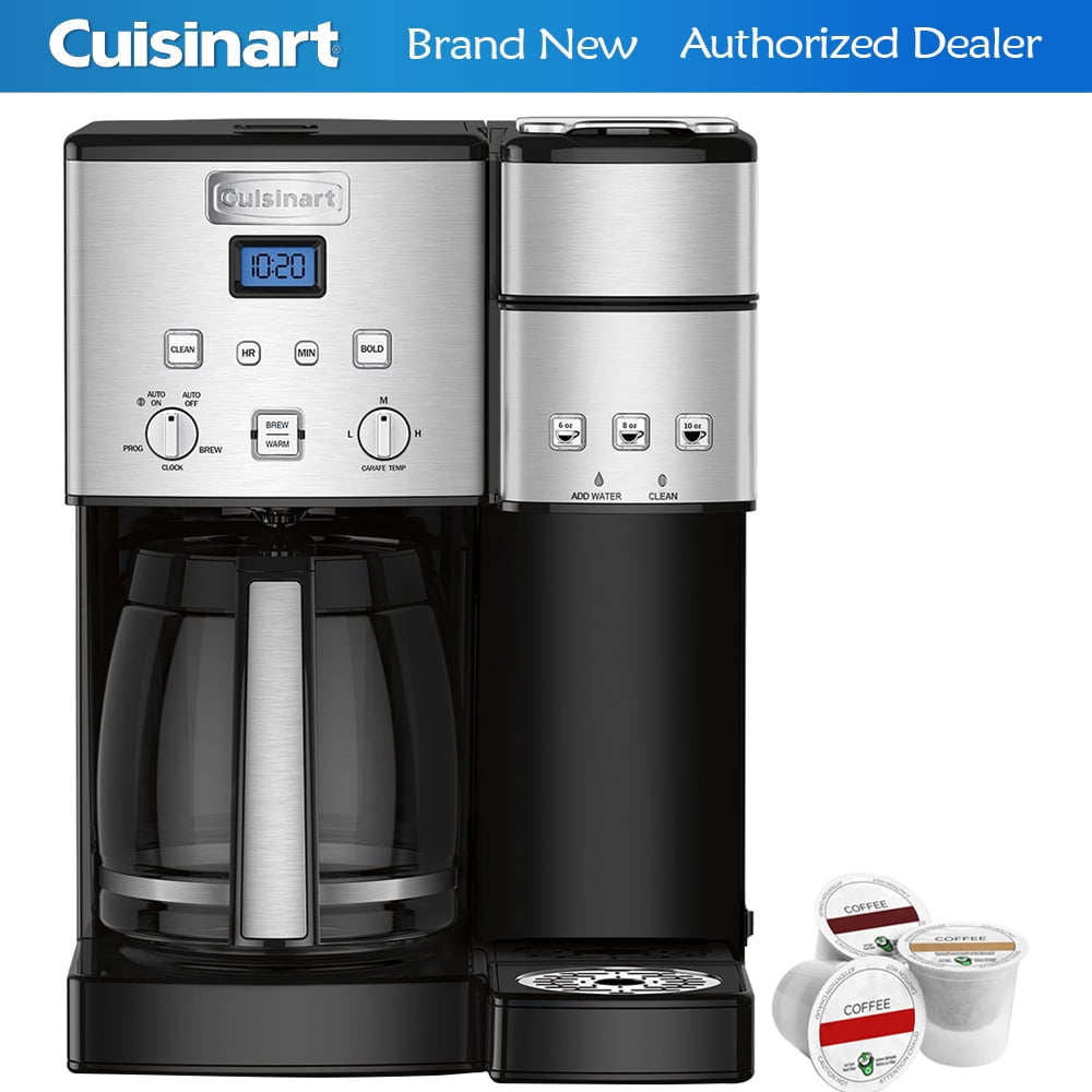 Cuisinart 12-Cup Coffee Maker and Single-Serve Brewer ...