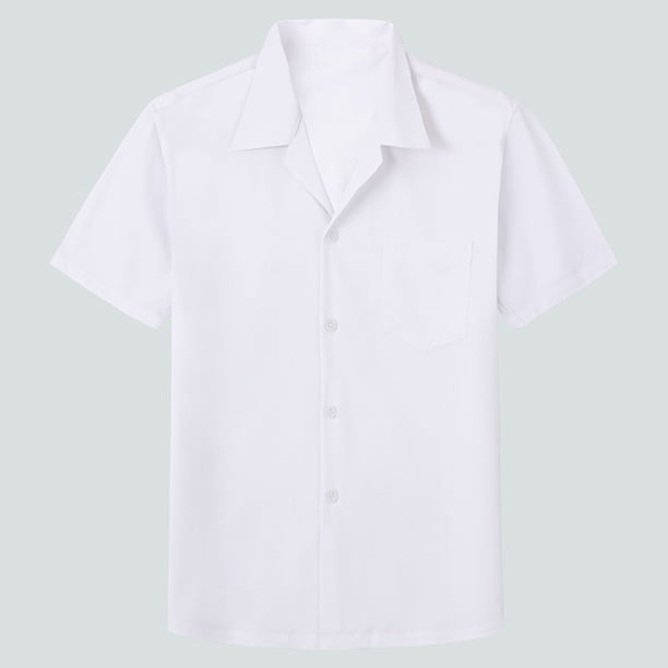 pstuiky camiseta de hombre, Suéter casual de manga corta con cuello vuelto, cómodo y liso para hombre camisas casuales para hombre xxl